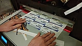 Резка визиток