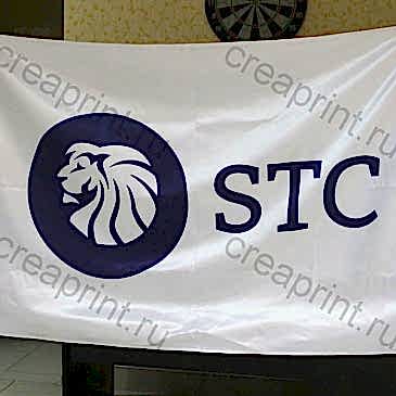 Флаг с логотипом